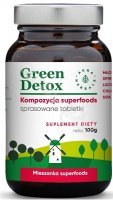 Aura Herbals Green Detox - kompozycja superfoods (sprasowane tabletki) 100 g