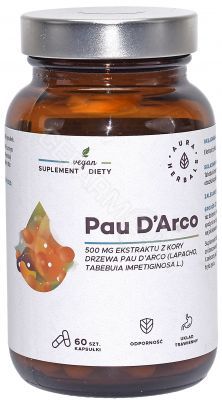 Aura Herbals Pau D'Arco 500 mg ekstraktu z kory x 60 kaps