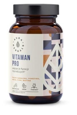 Aura Herbals Vitaman Pro wsparcie funkcji rozrodczych x 60 kaps