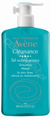 Avene Cleanance żel oczyszczający do skóry tłustej z niedoskonałościami 400 ml