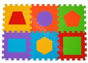 Babyono puzzle piankowe Figury x 6 szt (279)