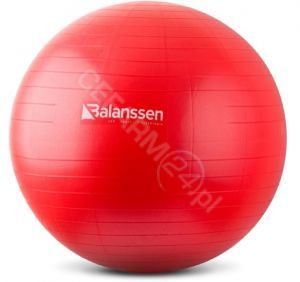 Balanssen ABS Gym Ball piłka rehabilitacyjna 65 cm (czerwona)