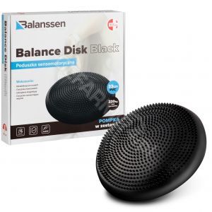 Balanssen Balans Dysk - poduszka sensoryczna czarna
