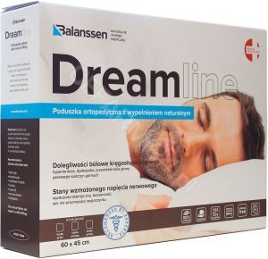 Balanssen Dreamline poduszka ortopedyczna wypełniona ekologiczną łuską gryki