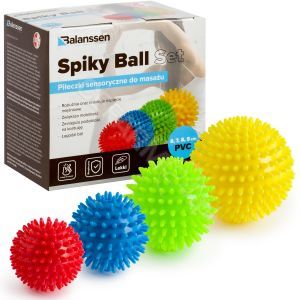 Balanssen Spiky Ball sensoryczne piłeczki do akupresury x 4 szt