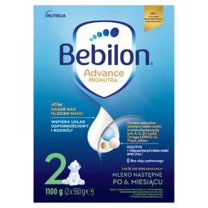 Bebilon 2 z Pronutra Advance w dwupaku - 2 x 1100 g