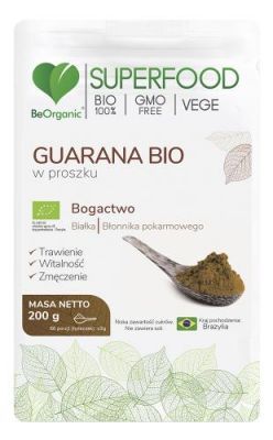 Beorganic Guarana BIO w proszku 200 g