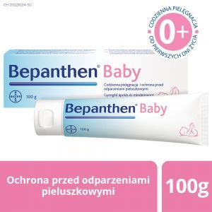 Bepanthen Baby - ochrona przed odparzeniami pieluszkowymi dla niemowląt 100 g + 30 g GRATIS !!!