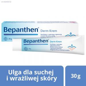 Bepanthen Derm krem 30 g – specjalistyczny krem na suchą skórę, skłonną do podrażnień