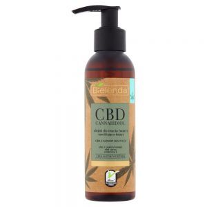 Bielenda CBD Cannabidiol nawilżająco - kojący olejek do mycia twarzy do skóry suchej i wrażliwej 140 ml