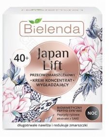 Bielenda Japan Lift 40+ przeciwzmarszczkowy krem koncentrat wygładzający na noc 50 ml