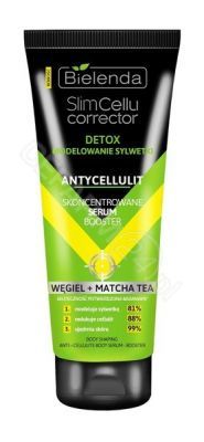 Bielenda Slim Cellu Corrector Detox Skoncentrowane Serum Booster Węgiel i Matcha Tea 250 ml