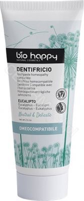 Bio Happy eukaliptusowa homeopatyczna pasta do zębów bez fluoru 75 g