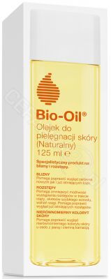 Bio-oil olejek do pielęgnacji skóry (Naturalny) 125 ml + świeca sojowa z kwiatami lawendy GRATIS!!!