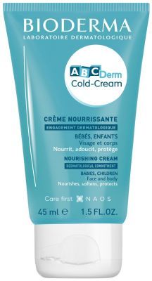 Bioderma ABCDerm Cold-Cream - Odżywczy krem natłuszczający do twarzy dla dzieci i niemowląt 45 ml