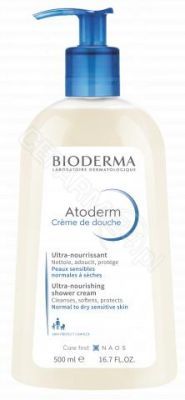 Bioderma Atoderm Creme de douche - kremowy żel do mycia twarzy i ciała 500 ml