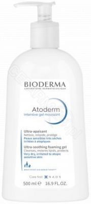 Bioderma Atoderm Intensive Gel Moussant - żel oczyszczający i natłuszczający 500 ml