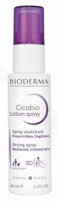 Bioderma cicabio lotion spray - antybakteryjny lotion w sprayu o działaniu regenerującym i osuszającym 40 ml