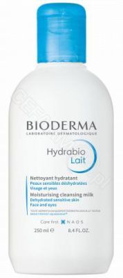 Bioderma Hydrabio Lait - nawilżające mleczko do demakijażu dla skóry odwodnionej i wrażliwej 250 ml