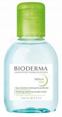 Bioderma Sebium H2O - antybakteryjny płyn micelarny do oczyszczania twarzy 100 ml