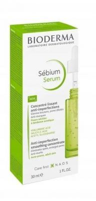 Bioderma Sebium serum wygładzające, przeciwstarzeniowe, redukujące niedoskonałości 30 ml