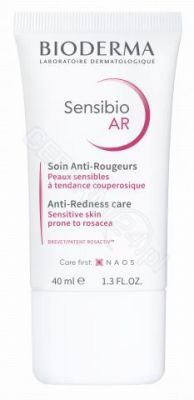 Bioderma sensibio AR - krem aktywny dla skóry z problemami naczynkowymi 40 ml + Sensibio H2O 100 ml GRATIS!!!