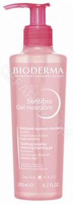 Bioderma Sensibio Gel moussant - łagodzący żel oczyszczający do twarzy o działaniu nawilżającym 200 ml