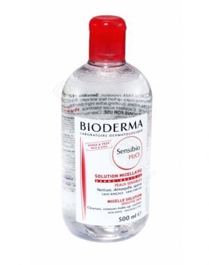Bioderma sensibio h2o - płyn micelarny do oczyszczania twarzy i zmywania makijażu 500 ml + Sensibio H2O 100 ml GRATIS!!!