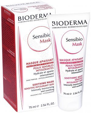 Bioderma sensibio mask - maseczka o działaniu łagodząco-nawilżającym do skóry wrażliwej 75 ml + Sensibio H2O 100 ml GRATIS!!!