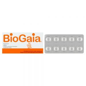 BioGaia x 10 probiotycznych tabletek do żucia o smaku cytrynowym