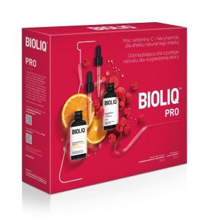 Bioliq promocyjny zestaw PRO - serum z  wit.C i niacynamidem 20 ml + serum z retinolem 20 ml