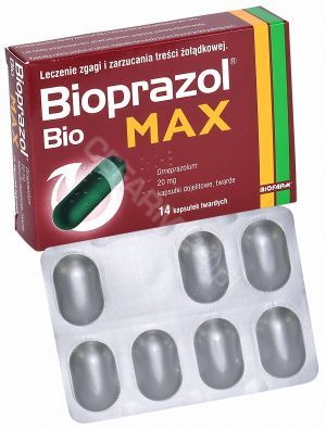 Bioprazol Bio Max 20 mg x 14 kaps dojelitowych