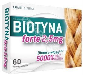 Biotyna Forte 2,5 mg x 60 tabl (Avet Pharma)