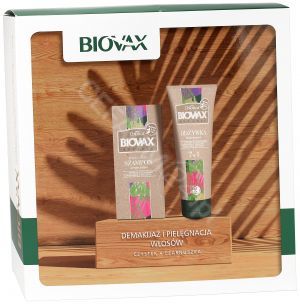 Biovax Botanic promocyjny zestaw - szampon oczyszczający 200 ml + odżywka ekspresowa 7w1 200 ml