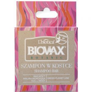 Biovax Botanic szampon w kostce (baicapil, malina moroszka, olej z róży) 82 g