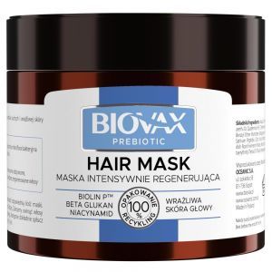 Biovax Prebiotic maska do włosów intensywnie regenerująca 250 ml