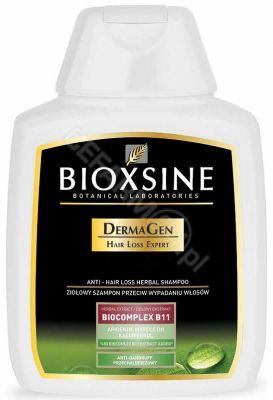 Bioxsine Dermagen ziołowy szampon przeciw wypadaniu dla kobiet do włosów z łupieżem  300 ml (czarny)