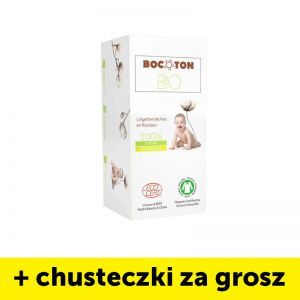 Bocoton Bio bawełniane ręczniczki dla noworodków i niemowląt x 50 szt + chusteczki Septona x 12 szt za grosz!!!