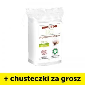 Bocoton Bio bawełniane ręczniczki kosmetyczne x 60 szt + chusteczki Septona x 12 szt za grosz!!!