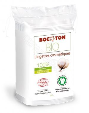Bocoton Bio bawełniane ręczniczki kosmetyczne x 60 szt