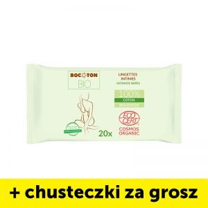 Bocoton BIO organiczne chusteczki do higieny intymnej x 20 szt + chusteczki Septona x 12 szt za grosz!!!