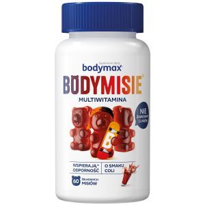 Bodymax Bodymisie Multiwitamina x 60 żelków misiowych o smaku coli