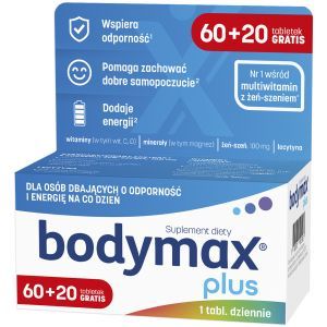 Bodymax PLUS x 60 tabl + 20 tabl GRATIS!!!