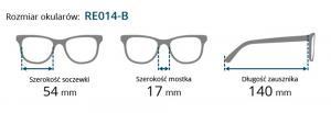 Brilo okulary do czytania RE014-B/200 (+2,0)