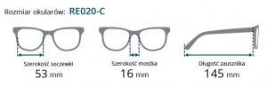 Brilo okulary do czytania RE020-C/200 (+2.0)