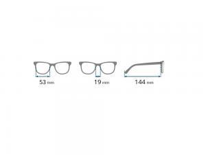 Brilo okulary do czytania RE140-B/100 (+1,0)