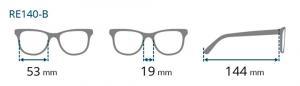 Brilo okulary do czytania RE140-B/300 (+3.0)