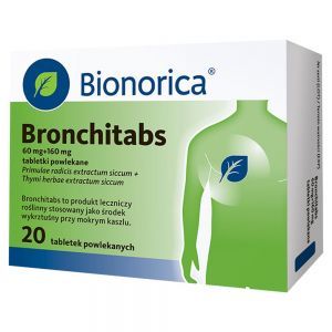 Bronchitabs 60 mg+160 mg x 20 tabl powlekanych