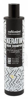 Cafe Mimi Professional szampon do włosów zniszczonych i farbowanych Keratyna 300 ml