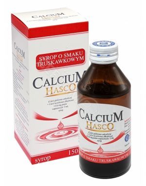 Calcium hasco syrop o smaku truskawkowym 150 ml